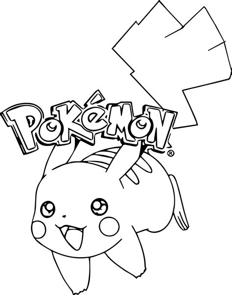 coloring pages pokemon pikachu|Pikachu Coloring Pages for Kids